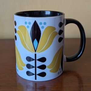 Mod Lounge Paper Company Yellow Lotus Flower Mug MCM